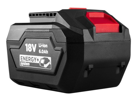 Akumulator Energy+ 18V, Li-Ion 6.0Ah Akumulator Energy+ 18V, Li-Ion 6.0Ah