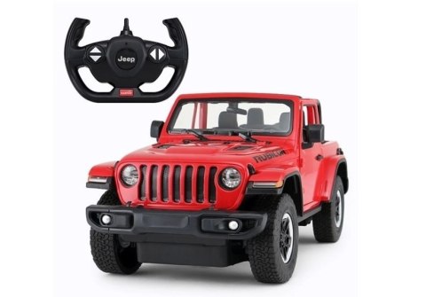 Auto R/C Jeep Wrangler Rubicon 1:14 Rastar Czerwony Auto R/C Jeep Wrangler Rubicon 1:14 Rastar Czerwony