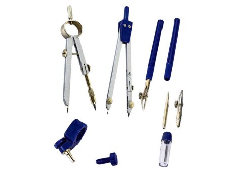 Zestaw Kreślarski Geometryczny Cyrkiel Te0chniczny Organizer 9 ele. Zestaw Kreślarski Geometryczny Cyrkiel Te0chniczny Organizer 9 ele.