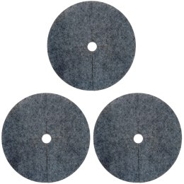 Zestaw krążków antychwastowych 3 szt. Bertoni - 60 cm, szary