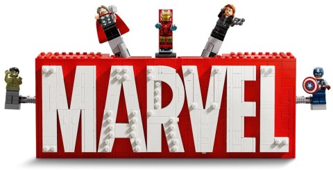 76313 - LEGO Super Heroes - Logo MARVEL z minifigurkami 76313 - LEGO Super Heroes - Logo MARVEL z minifigurkami