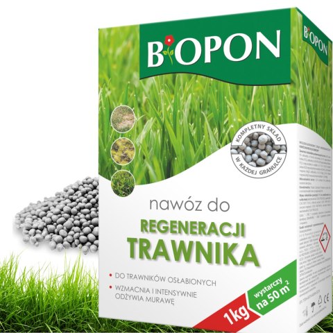 BOPON - Nawóz Do Regeneracji Trawnika Granulat 1kg BOPON - Nawóz Do Regeneracji Trawnika Granulat 1kg