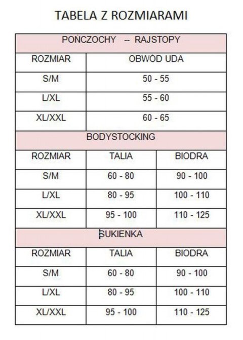 Bielizna-Rajstopy Białe JULIETT L/XL """"Amani"""" Bielizna-Rajstopy Białe JULIETT L/XL """"Amani""""