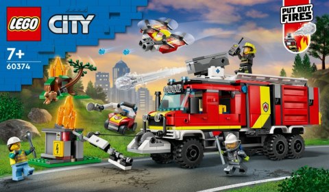 Klocki city 60374 terenowy pojazd straży pożarnej Klocki city 60374 terenowy pojazd straży pożarnej