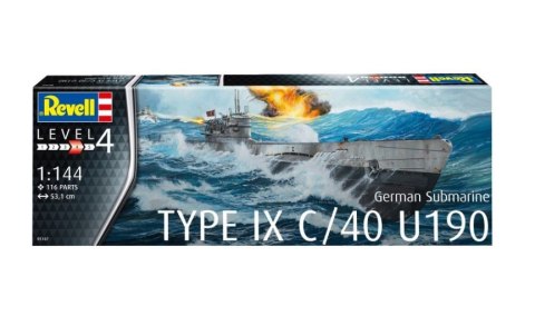 Model plastikowy german submarine t.ix c/40 1/144 Model plastikowy german submarine t.ix c/40 1/144