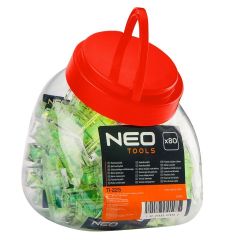 Poziomnica brelok NEO, wielokrotność 80 szt. Poziomnica brelok NEO, wielokrotność 80 szt.
