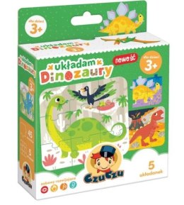 Puzzle układam dinozaury