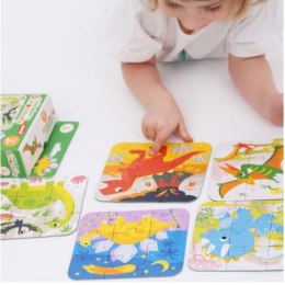 Puzzle układam dinozaury