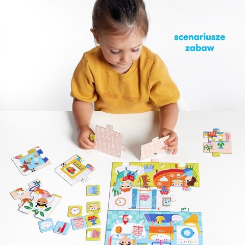 Puzzle co robimy w domu 24 elementy Puzzle co robimy w domu 24 elementy