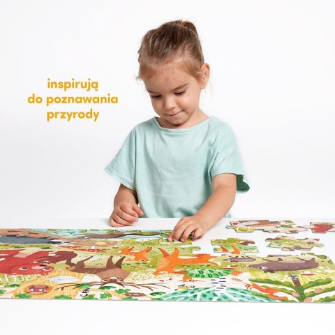 Puzzle dzikie puzzle - las 40 elementów Puzzle dzikie puzzle - las 40 elementów