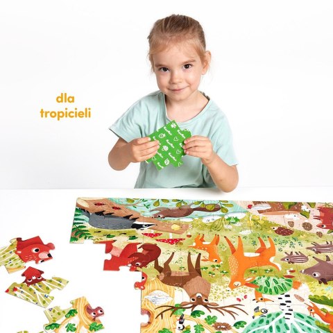 Puzzle dzikie puzzle - las 40 elementów Puzzle dzikie puzzle - las 40 elementów