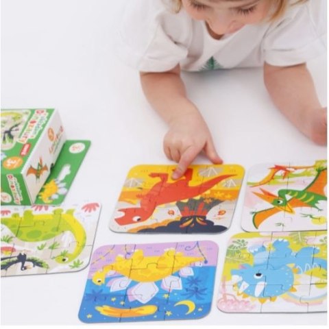 Puzzle układam dinozaury Puzzle układam dinozaury