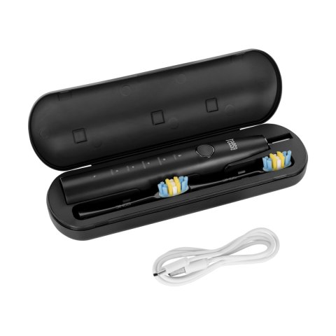 Soniczna szczoteczka do zębów TEESA SONIC 2 czarna , 5 trybów pracy, etui podróżne , USB typ C Soniczna szczoteczka do zębów TEESA SONIC 2 czarna , 5 trybów pracy, etui podróżne , USB typ C