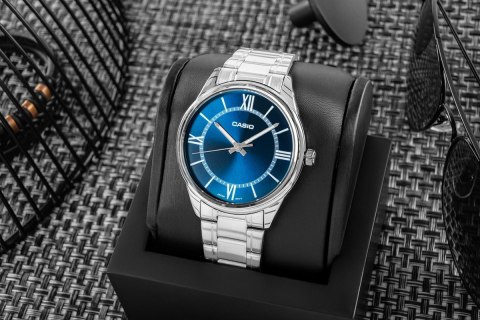 Zegarek Męski CASIO MTP-V005D-2B5UDF + BOX Zegarek Męski CASIO MTP-V005D-2B5UDF + BOX
