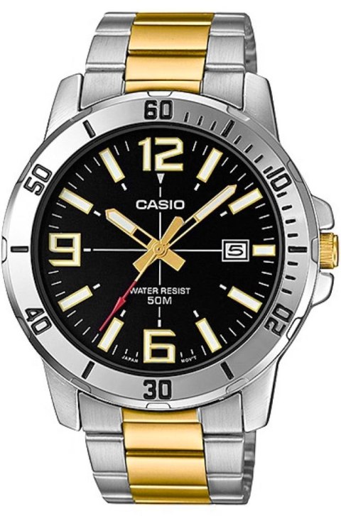 Zegarek Męski CASIO MTP-VD01SG-1BVUDF + BOX Zegarek Męski CASIO MTP-VD01SG-1BVUDF + BOX