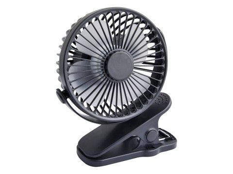 44-506# Wentylator biurkowy z klipsem 10cm usb+akumulator czarny 44-506# Wentylator biurkowy z klipsem 10cm usb+akumulator czarny