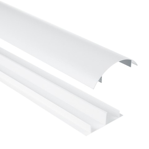 Aluminiowa listwa maskująca do kabli Maclean, 62x20x750mm, biała, MC-814 W Aluminiowa listwa maskująca do kabli Maclean, 62x20x750mm, biała, MC-814 W