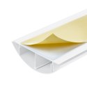 Aluminiowa listwa maskująca do kabli Maclean, 62x20x750mm, biała, MC-814 W Aluminiowa listwa maskująca do kabli Maclean, 62x20x750mm, biała, MC-814 W
