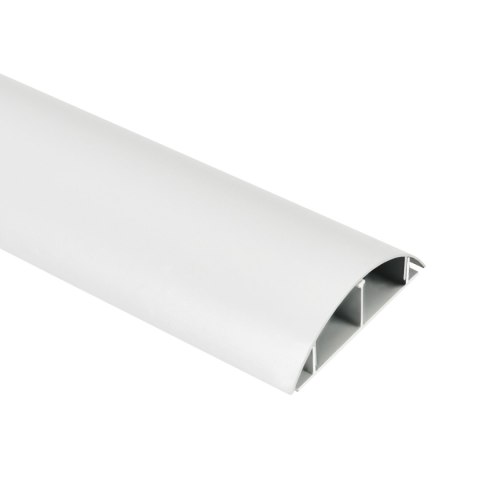 Aluminiowa listwa maskująca do kabli Maclean, 62x20x750mm, biała, MC-814 W Aluminiowa listwa maskująca do kabli Maclean, 62x20x750mm, biała, MC-814 W