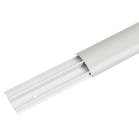 Aluminiowa listwa maskująca do kabli Maclean, 62x20x750mm, srebrna, MC-814 S Aluminiowa listwa maskująca do kabli Maclean, 62x20x750mm, srebrna, MC-814 S
