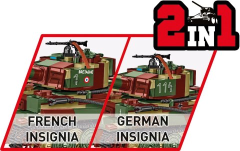 Klocki pz.kpfw. vi tiger ausf. e 870 klocków Klocki pz.kpfw. vi tiger ausf. e 870 klocków