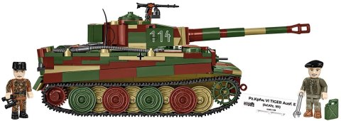 Klocki pz.kpfw. vi tiger ausf. e 870 klocków Klocki pz.kpfw. vi tiger ausf. e 870 klocków