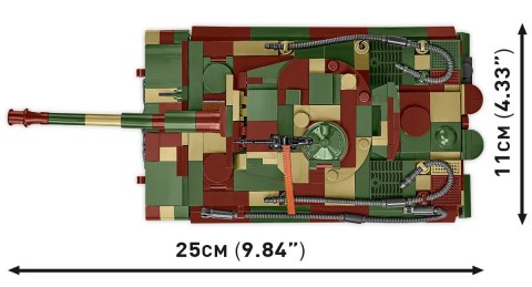 Klocki pz.kpfw. vi tiger ausf. e 870 klocków Klocki pz.kpfw. vi tiger ausf. e 870 klocków