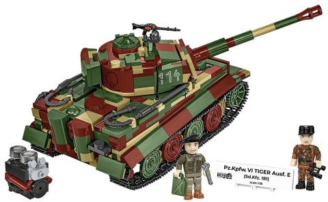 Klocki pz.kpfw. vi tiger ausf. e 870 klocków Klocki pz.kpfw. vi tiger ausf. e 870 klocków