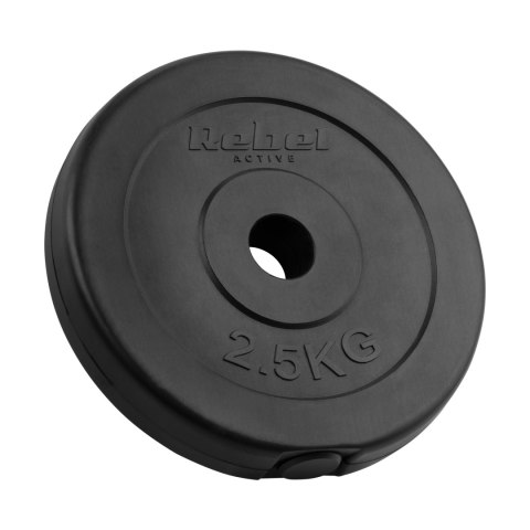 Obciążenie bitumiczne zestaw 4x2.5kg, otwór 31mm, talerz klasyczny, REBEL ACTIVE Obciążenie bitumiczne zestaw 4x2.5kg, otwór 31mm, talerz klasyczny, REBEL ACTIVE