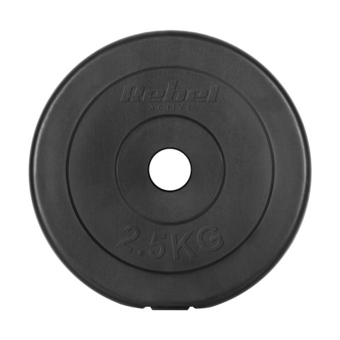 Obciążenie bitumiczne zestaw 4x2.5kg, otwór 31mm, talerz klasyczny, REBEL ACTIVE Obciążenie bitumiczne zestaw 4x2.5kg, otwór 31mm, talerz klasyczny, REBEL ACTIVE