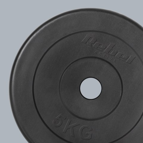 Obciążenie bitumiczne zestaw 4x5kg, otwór 31mm, talerz klasyczny, REBEL ACTIVE Obciążenie bitumiczne zestaw 4x5kg, otwór 31mm, talerz klasyczny, REBEL ACTIVE