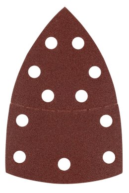 Papiery ścierne na rzep, żelazko 102 x 152 mm, P120, 5 szt., z 11 otworami