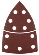 Papiery ścierne na rzep, żelazko 102 x 152 mm, P150, 5 szt., z 11 otworami