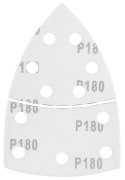 Papiery ścierne na rzep, żelazko 102 x 152 mm, P180, 5 szt., z 11 otworami