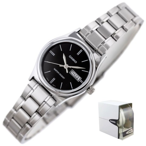ZEGAREK DAMSKI CASIO LTP-V006D-1B2 (zd587i) + BOX ZEGAREK DAMSKI CASIO LTP-V006D-1B2 (zd587i) + BOX