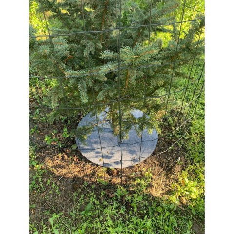 Zestaw krążków antychwastowych 6 szt. Bertoni - 50 cm, szary Zestaw krążków antychwastowych 6 szt. Bertoni - 50 cm, szary