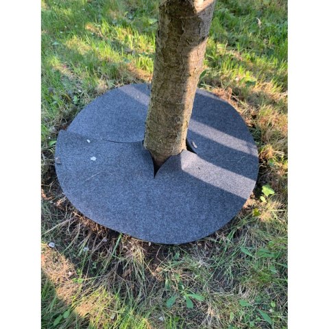 Zestaw krążków antychwastowych 6 szt. Bertoni - 50 cm, szary Zestaw krążków antychwastowych 6 szt. Bertoni - 50 cm, szary