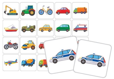Gra memory mini - pojazdy Gra memory mini - pojazdy