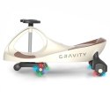 Jeździk grawitacyjny gravity beżowo-brązowy