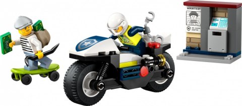 Klocki city 60455 pościg na motocyklu policyjnym Klocki city 60455 pościg na motocyklu policyjnym