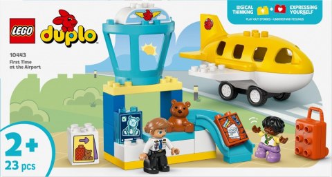 Klocki duplo 10443 pierwszy raz: na lotnisku Klocki duplo 10443 pierwszy raz: na lotnisku