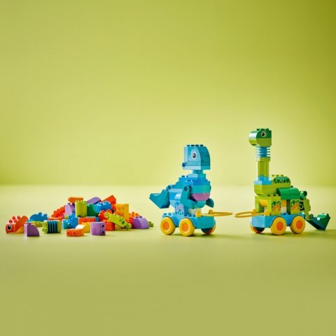 Klocki duplo 10451 3 w 1 dinozaury na kółkach Klocki duplo 10451 3 w 1 dinozaury na kółkach
