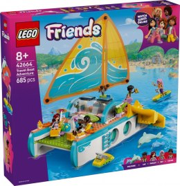 Klocki friends 42664 przygoda na łodzi