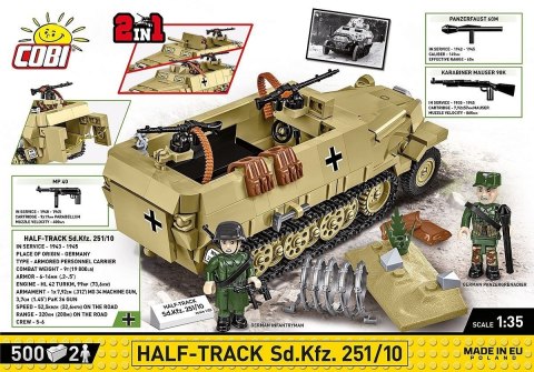 Klocki half-truck sd.kfz.251 500 klocków Klocki half-truck sd.kfz.251 500 klocków
