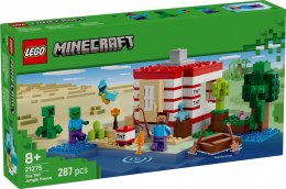 Klocki minecraft 21275 dom tnt w dżungli