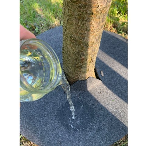 Zestaw krążków antychwastowych 6 szt. Bertoni - 50 cm, szary Zestaw krążków antychwastowych 6 szt. Bertoni - 50 cm, szary