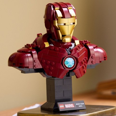 Klocki super heroes 76327 popiersie iron mana mk4 Klocki super heroes 76327 popiersie iron mana mk4