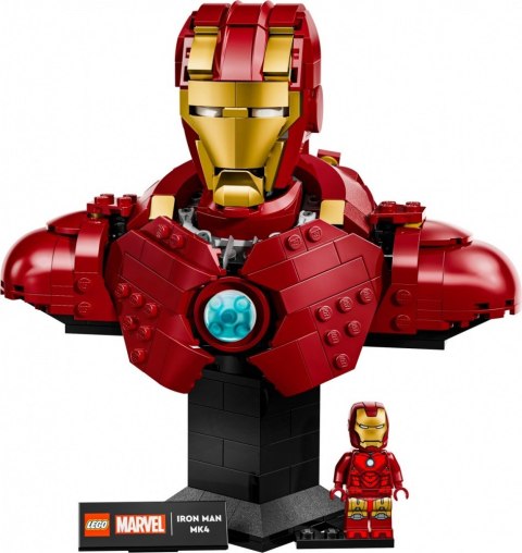 Klocki super heroes 76327 popiersie iron mana mk4 Klocki super heroes 76327 popiersie iron mana mk4