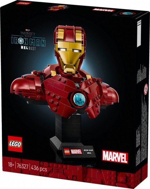 Klocki super heroes 76327 popiersie iron mana mk4 Klocki super heroes 76327 popiersie iron mana mk4