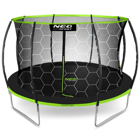 Trampolina ogrodowa profilowana 12ft/374cm z siatką wewnętrzną Neo-Sport Trampolina ogrodowa profilowana 12ft/374cm z siatką wewnętrzną Neo-Sport